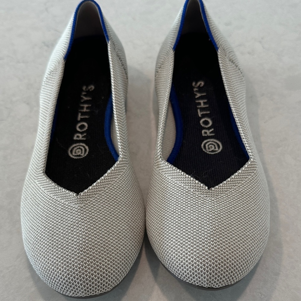 Rothy's Light Gray Flats